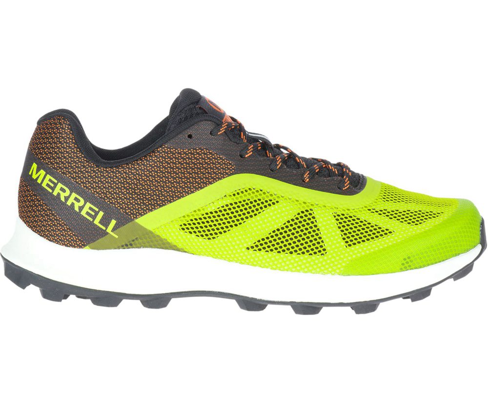 Buty Sportowe Merrell Męskie Zielone/Pomarańczowe - Mtl Skyfire - 823916-QSR